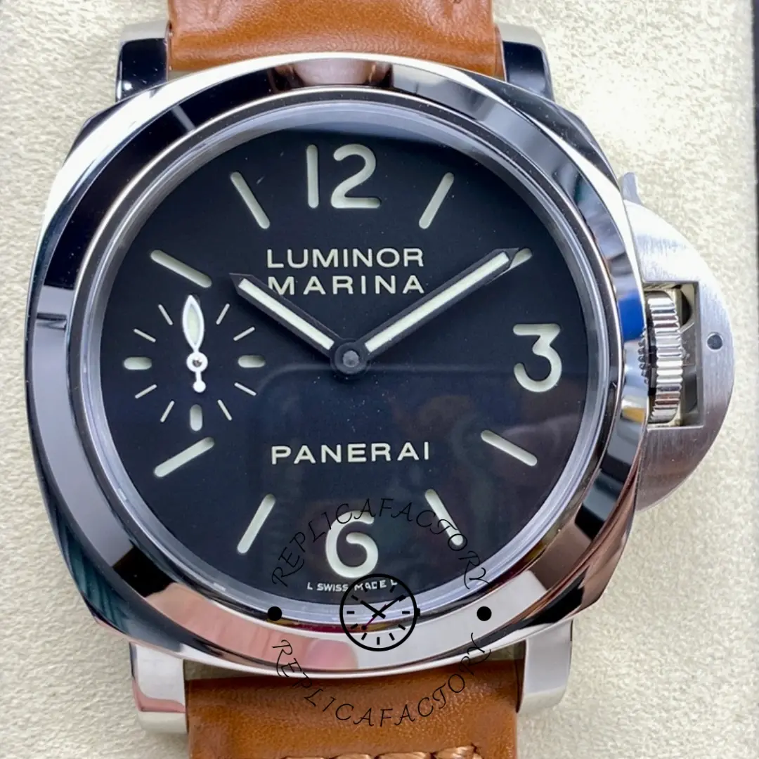 Panerai Luminor Marina PAM00111 1:1 Clone Black Dial 44mm 904L Stainless Steel - QualitySwissReplica