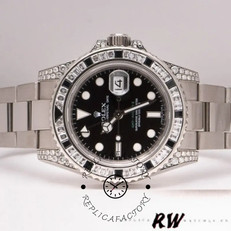 Rolex GMT Master II 116759SANR Black Dial 40mm Mens Replica Watch - QualitySwissReplica