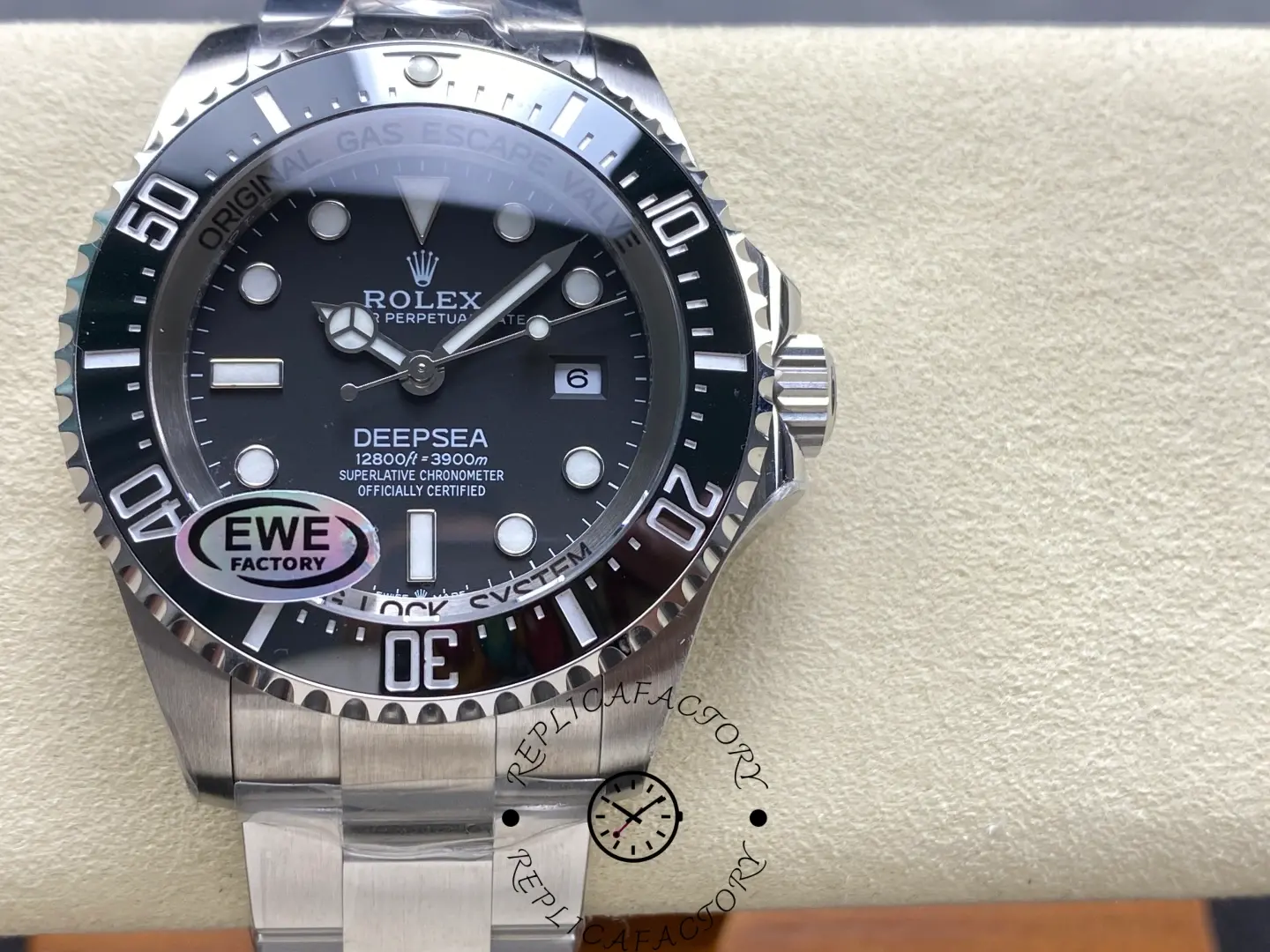 Rolex Deepsea 136660-0006 1:1 Clone 44 Black Dial - QualitySwissReplica