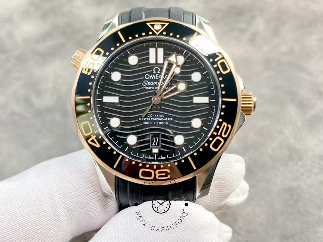 Omega Seamaster 300M 210.22.42.20.01.002 Replica Black Dial Diver Watch - QualitySwissReplica