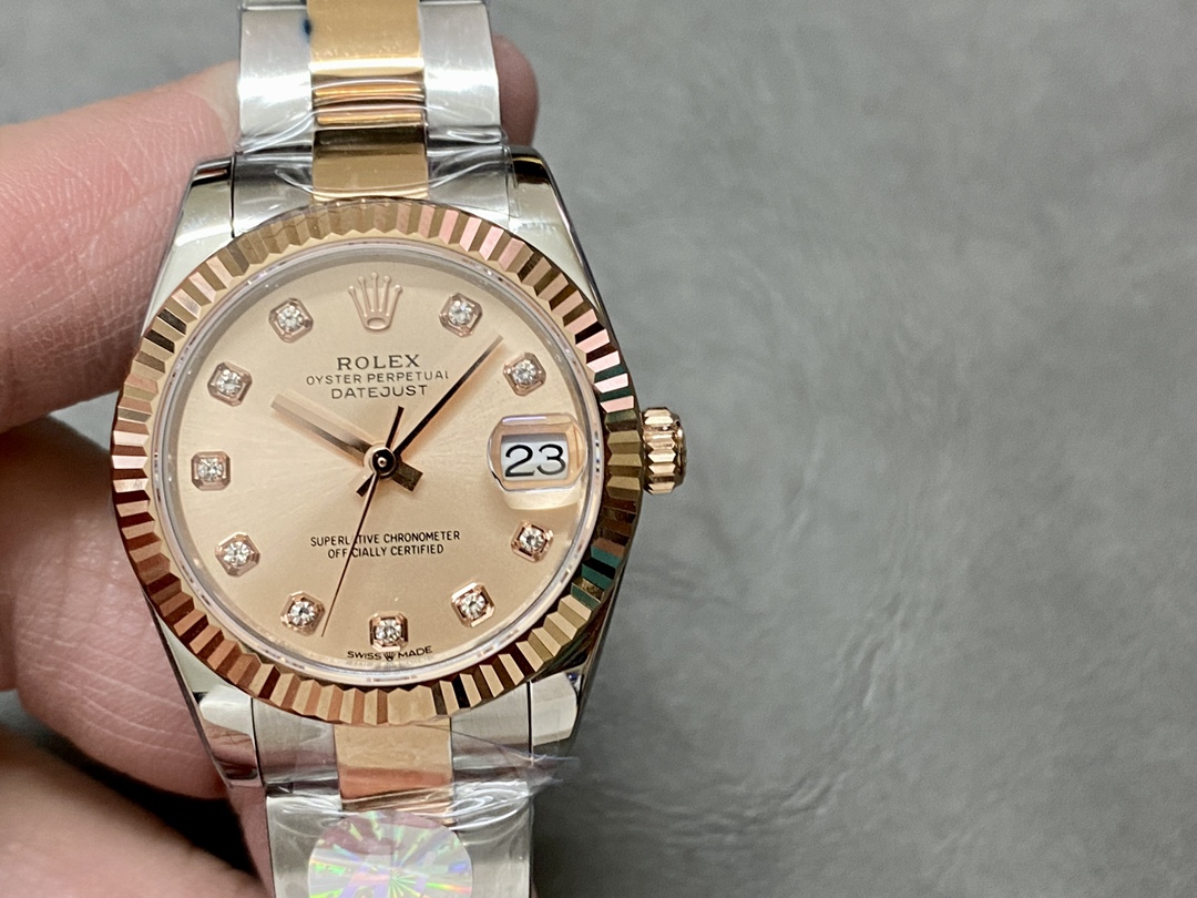 Rolex Datejust 31 Rose Diamond Dial 278271 0023 Women's Watch - QualitySwissReplica