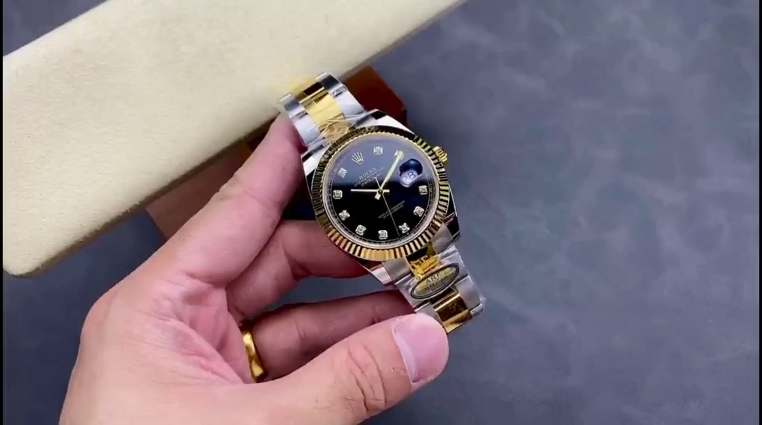 Rolex Datejust 41 Black Diamond Dial M126333 0005 Men's Watch - QualitySwissReplica