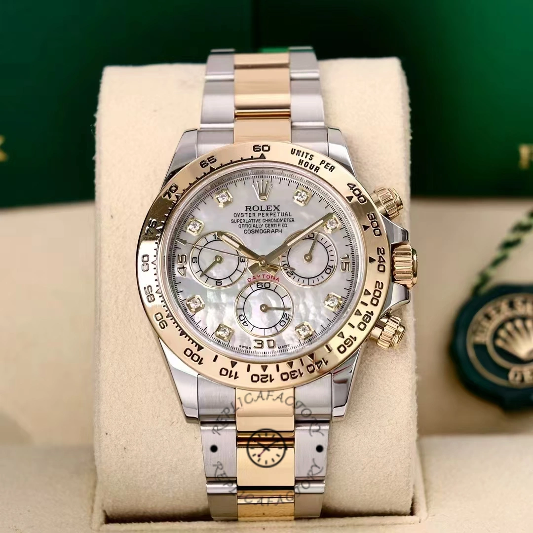Rolex Cosmograph Daytona 116503 White Mother Of Pearl Dial 40MM Mens Replica Watch - QualitySwissReplica