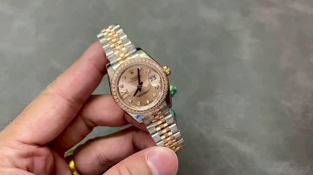 Rolex Datejust 28 Oystersteel and Everose Gold m279381rbr 0027 Women's Watch - QualitySwissReplica