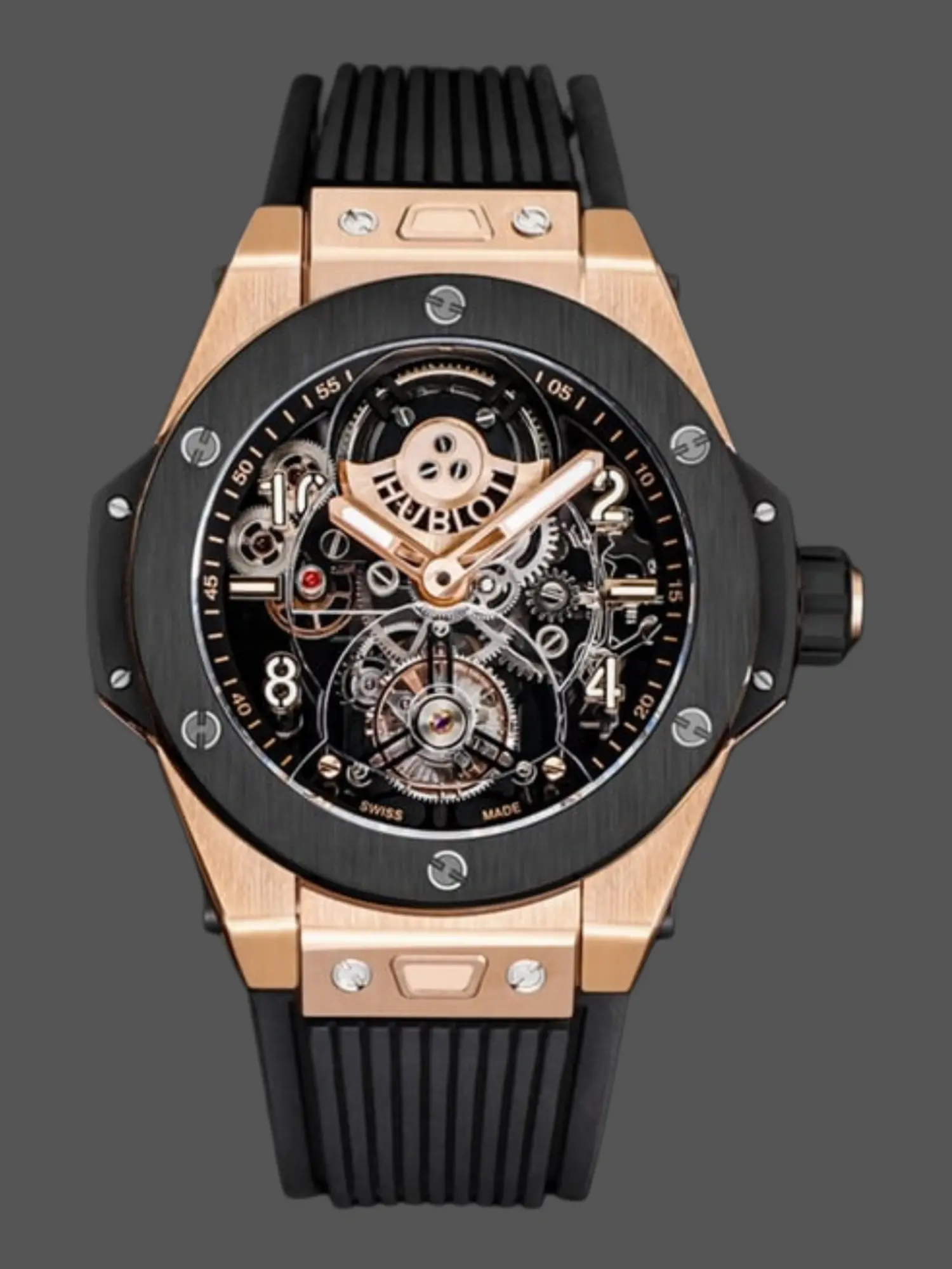 Hublot Big Bang Tourbillon 429.OQ.0180.RX King Gold Carbon 44mm Replica - QualitySwissReplica