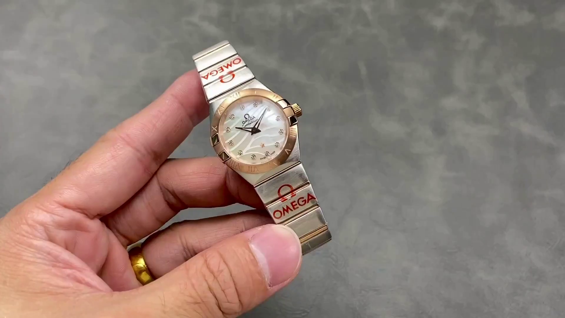Omega Constellation Quartz 123.20.27.60.55.006 27mm Women's Watch Clone - QualitySwissReplica