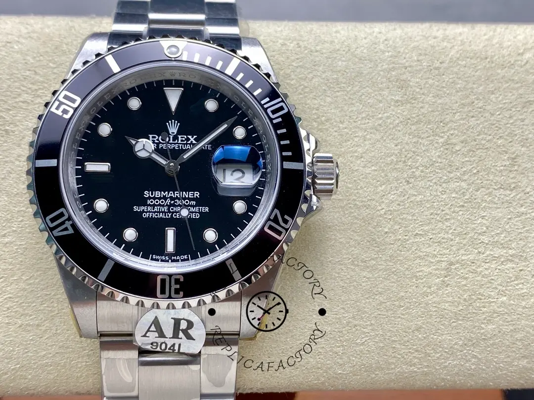 Rolex Submariner 16610 Stainless Steel 40MM Black Dial Mens Replica Watch - QualitySwissReplica