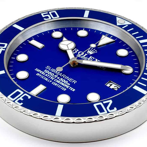 Rolex Submariner Blue Wall Clock - QualitySwissReplica