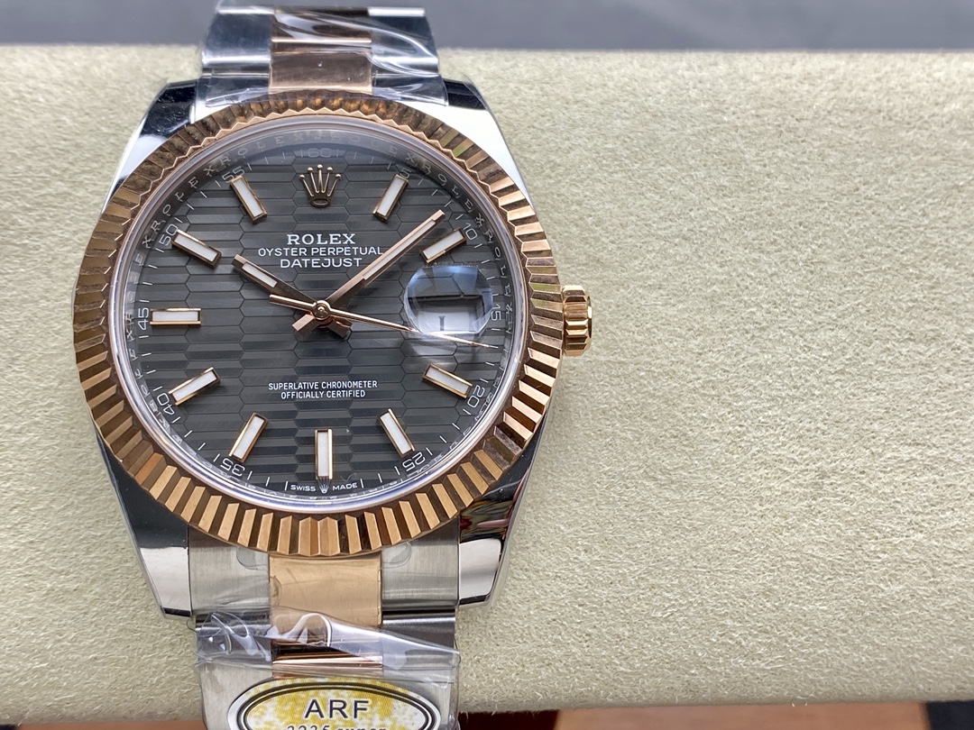 Rolex Datejust 41 Everose Gold & Stainless Steel 126331 0019 Men's Watch - QualitySwissReplica