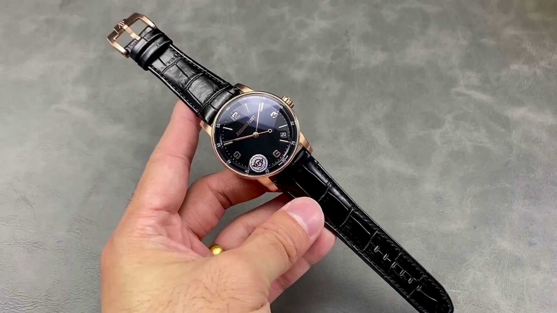 1:1 Clone AP Code 11.59 41MM 15210OR.OO.A002CR.01 Black Dial - QualitySwissReplica