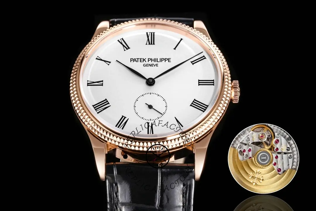 Replica Patek Philippe Calatrava 5119R 39MM Rose Gold Watch - QualitySwissReplica