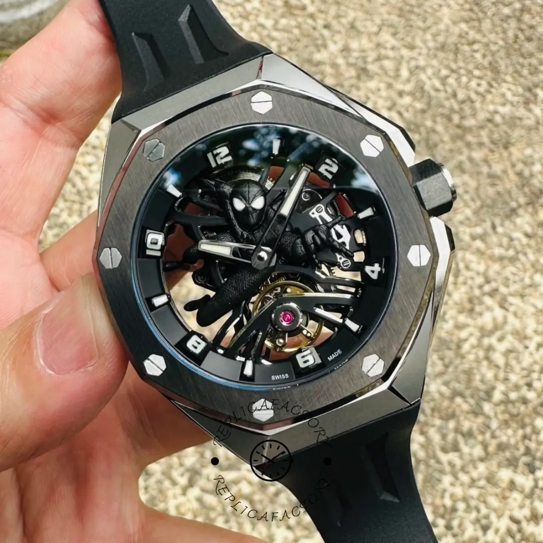 AP Royal Oak Concept Tourbillon 26632CN.OO.D100CA.01 Black Suit Spider-man - QualitySwissReplica