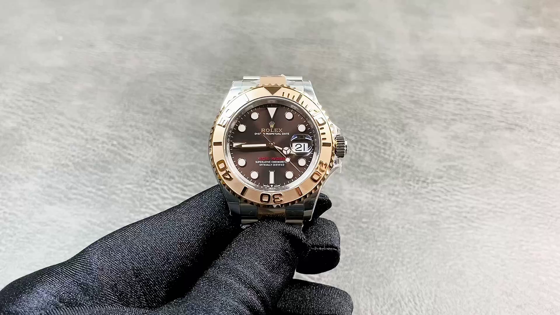 Rolex Yacht Master II 116621 Chocolate Dial Rose Gold 40mm Mens Replica Watch - QualitySwissReplica