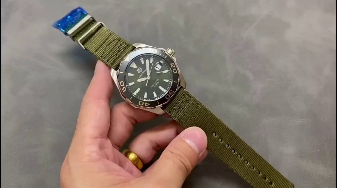 Tag Heuer Aquaracer Grey Dial Men's Watch WAY101L.FC8222 Quartz 43mm - QualitySwissReplica