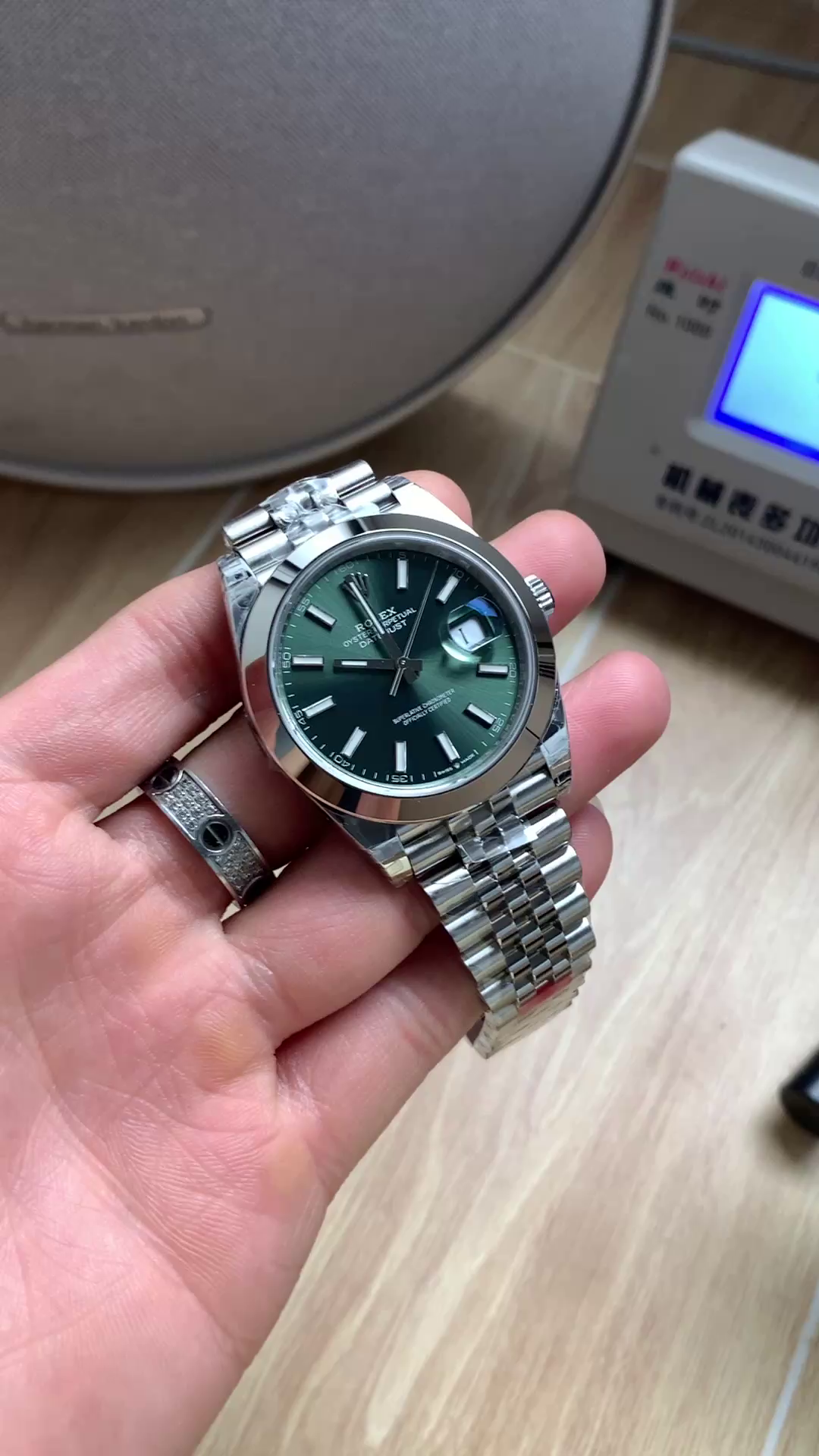 Rolex DateJust 41mm m126300 0020 Oystersteel Jubilee Mint Green Dial - QualitySwissReplica