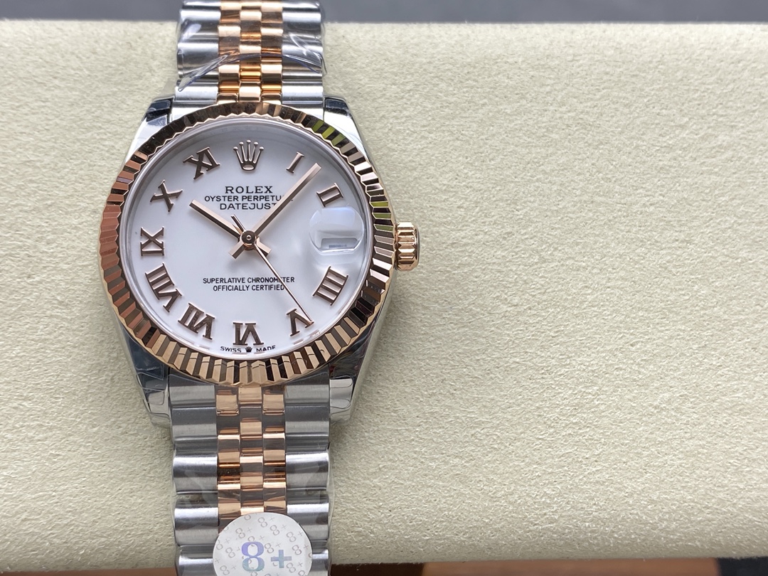 Rolex Datejust 31 White Roman Numeral Dial 278271 0002 Watch - QualitySwissReplica