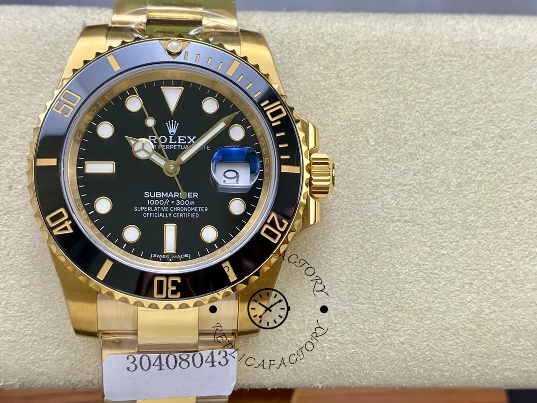 Rolex Submariner Date 116618LN Black Dial 40mm Mens Replica Watch - QualitySwissReplica