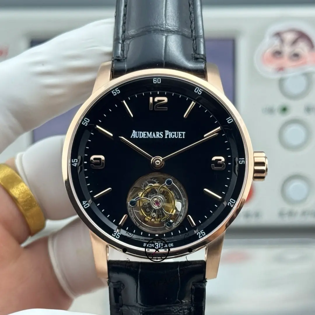 AP Code 11.59 41 Tourbillon Rose Gold 26396OR.OO.D002CR.01 Replica - QualitySwissReplica