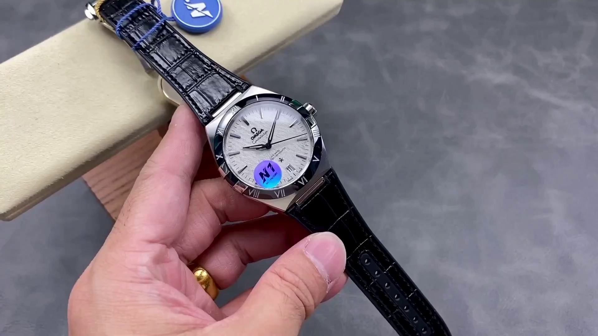 Omega Constellation Black Ceramic Bezel 41mm 131.33.41.21.06.001 Replica - QualitySwissReplica