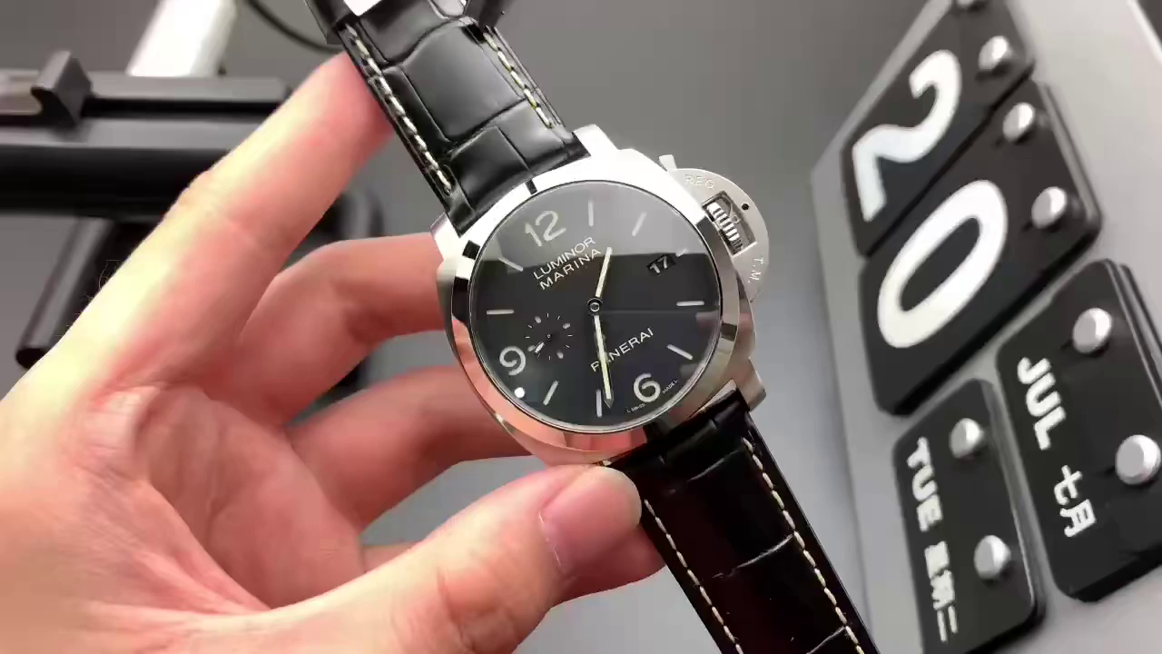 Panerai Luminor Marina PAM00312 Replica 3 Days Automatic 44 Black Watch - QualitySwissReplica