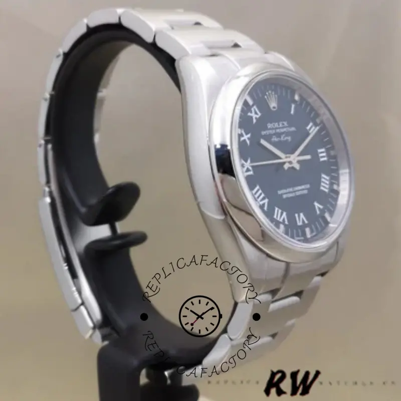 Rolex Oyster Perpetual Air-King 114200 Blue Dial 34mm Unisex Replica Watch - QualitySwissReplica