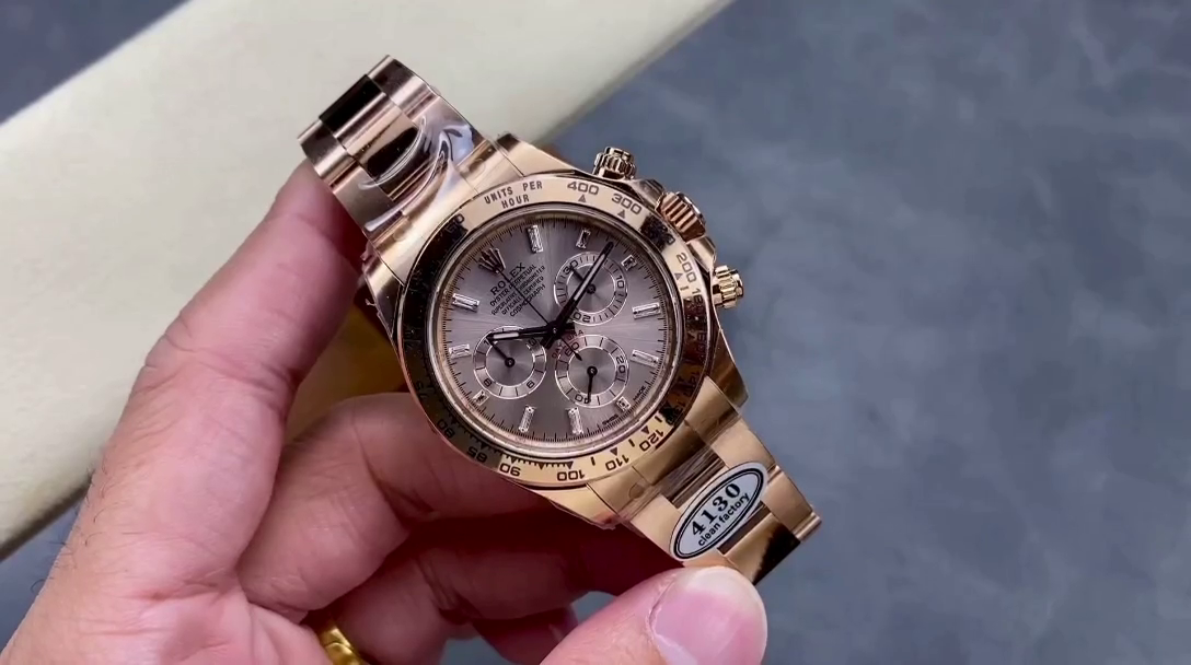 Rolex Daytona m116505 Everose Gold Sundust Pink Dial 40MM Mens Replica Watch - QualitySwissReplica