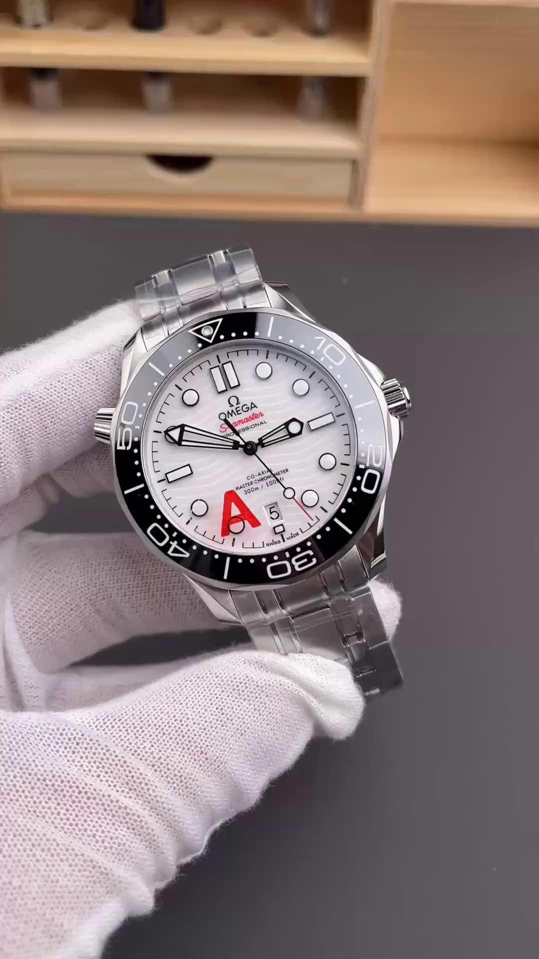 Omega Seamaster Co-Axial Master Automatic White Dial 210.30.42.20.04.001 Replica - QualitySwissReplica