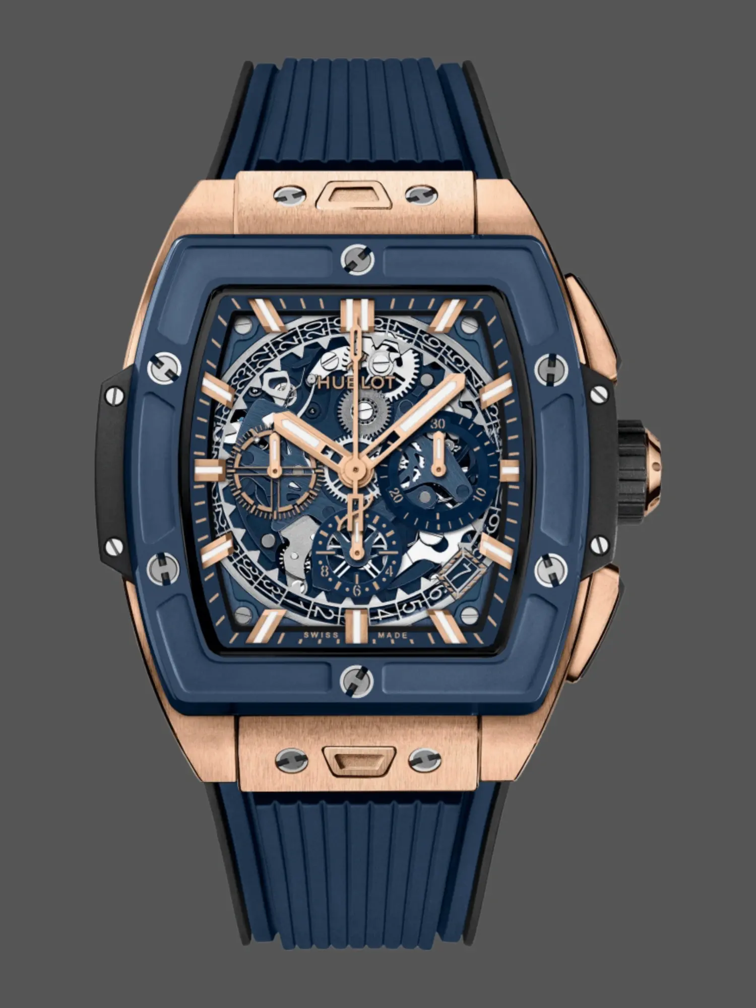 Hublot Spirit of Big Bang 642.OL.7180.RX King Gold Blue Two-Tone 1:1 Clone - QualitySwissReplica