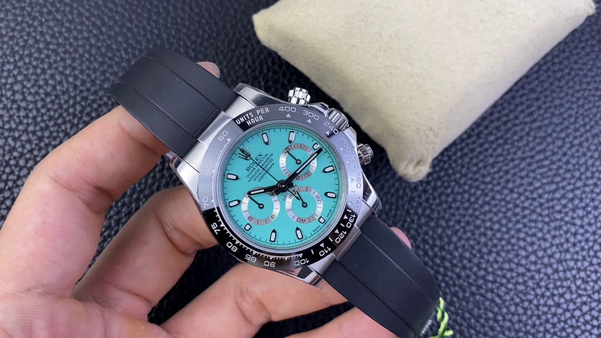 Rolex Daytona 40mm Ice Blue Ceramic Bezel 4 116519LN Men's Watch - QualitySwissReplica