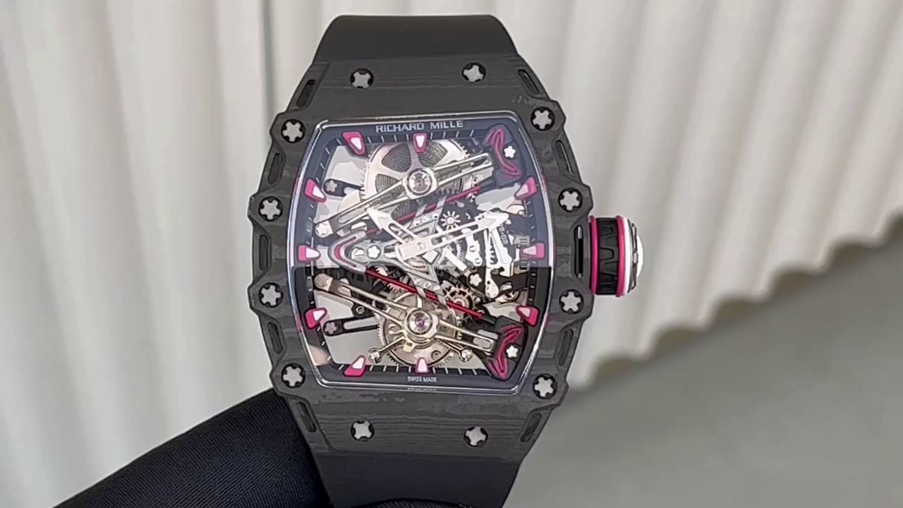 Richard Mille RM 38 02 Bubba Watson Tourbillon Rubber Strap - QualitySwissReplica