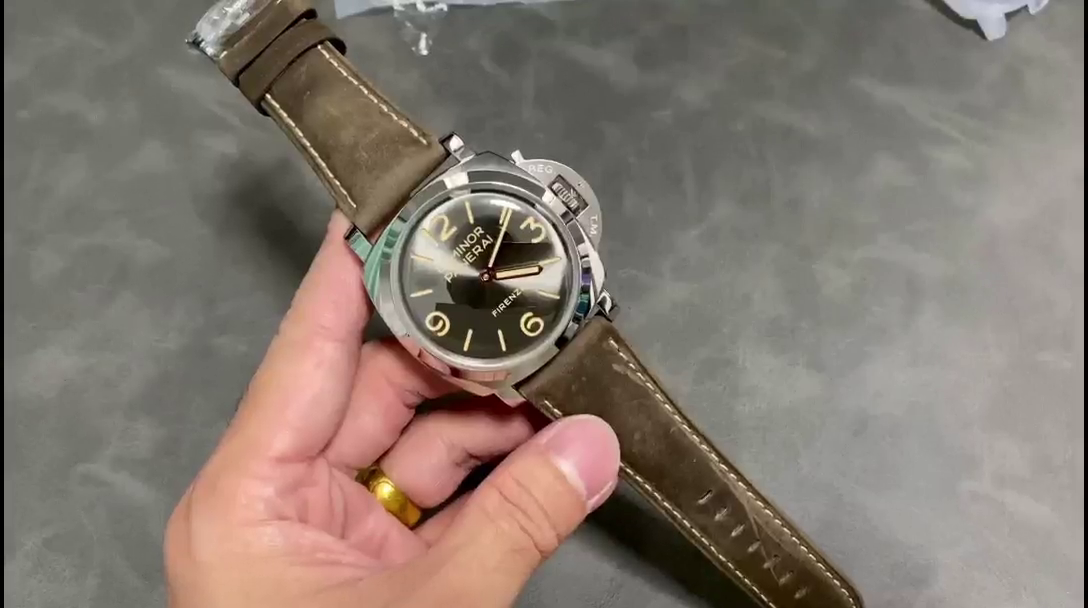 1:1 Clone Panerai Luminor 1950 3 Days Firenze PAM00605 Steel Anthracite Dial - QualitySwissReplica