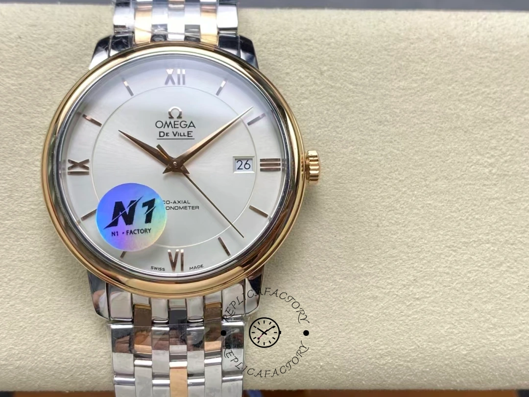 Omega De Ville Prestige Co-Axial 39.5mm 424.20.37.20.02.002 Clone - QualitySwissReplica