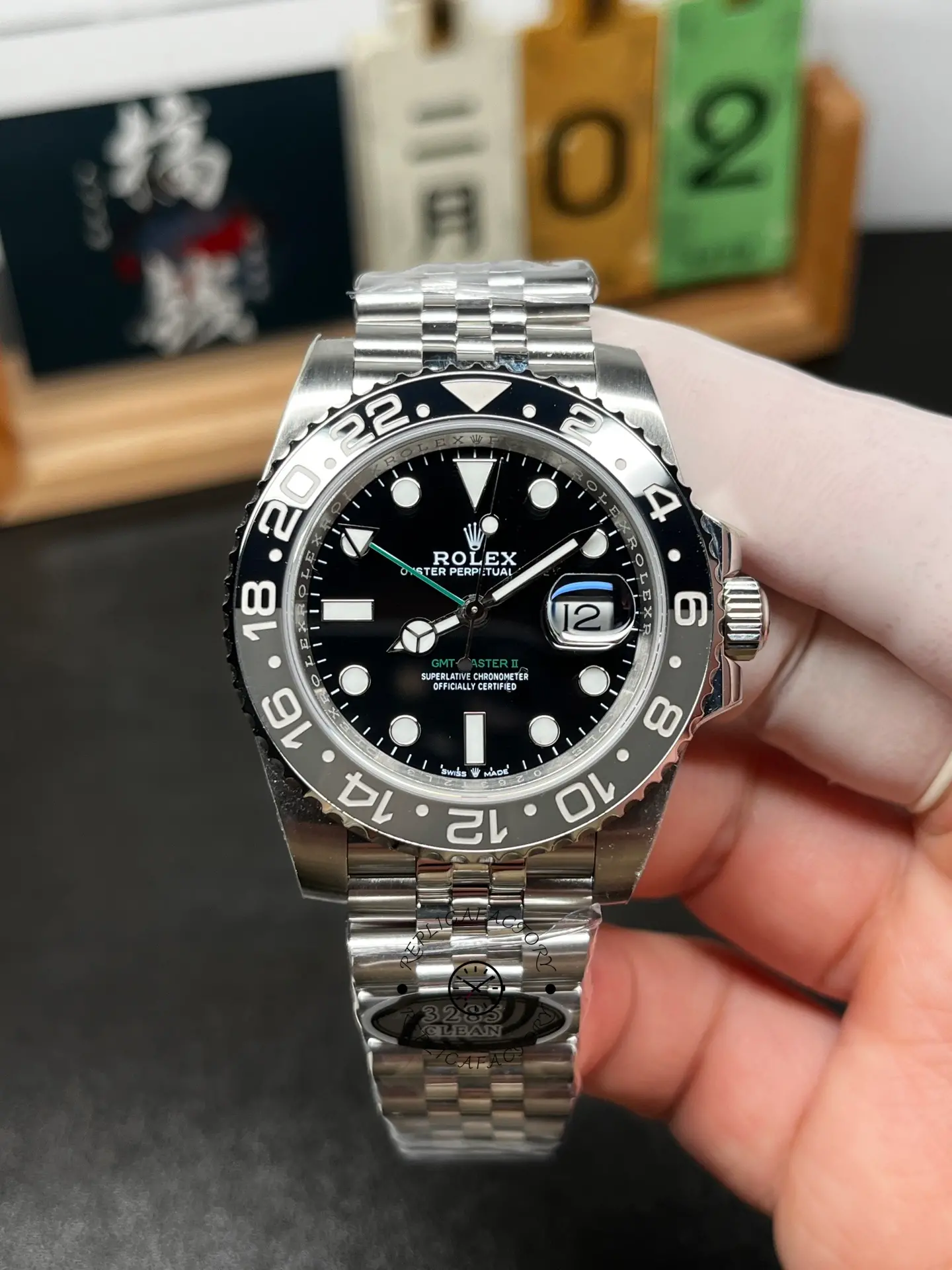Rolex Gmt Master II Automatic Black Dial M126710GRNR 0003 40mm - QualitySwissReplica