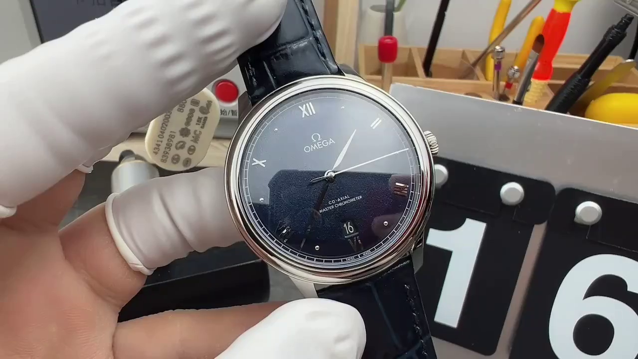 Omega De Ville Prestige Co-Axial Clone 40mm 434.13.40.20.03.001 - QualitySwissReplica