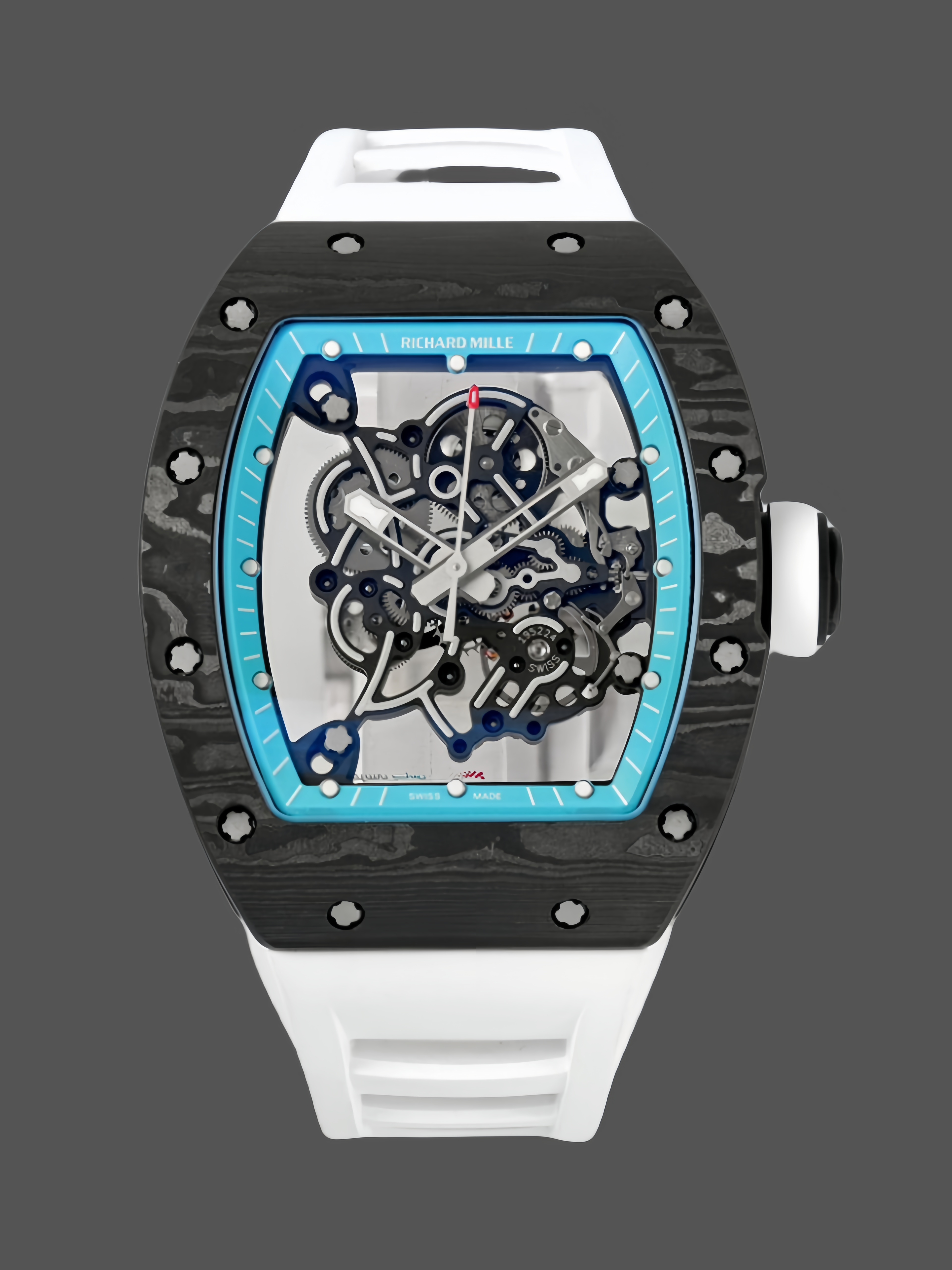 Richard Miller RM 055 RMUL2 NTPT Carbon Fiber Blue - QualitySwissReplica