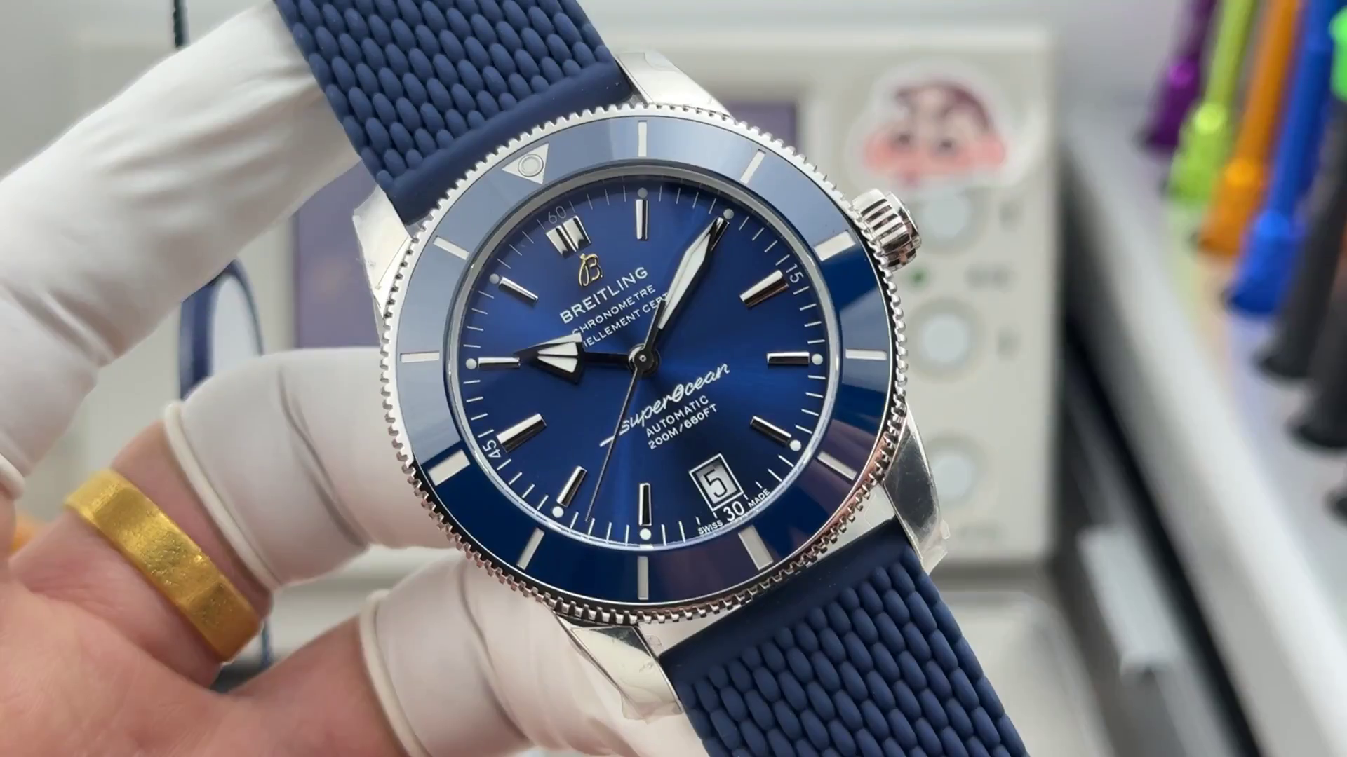 1:1 Clone Breitling Superocean Heritage B20 46mm Blue Dial AB2020161C1S1 - QualitySwissReplica