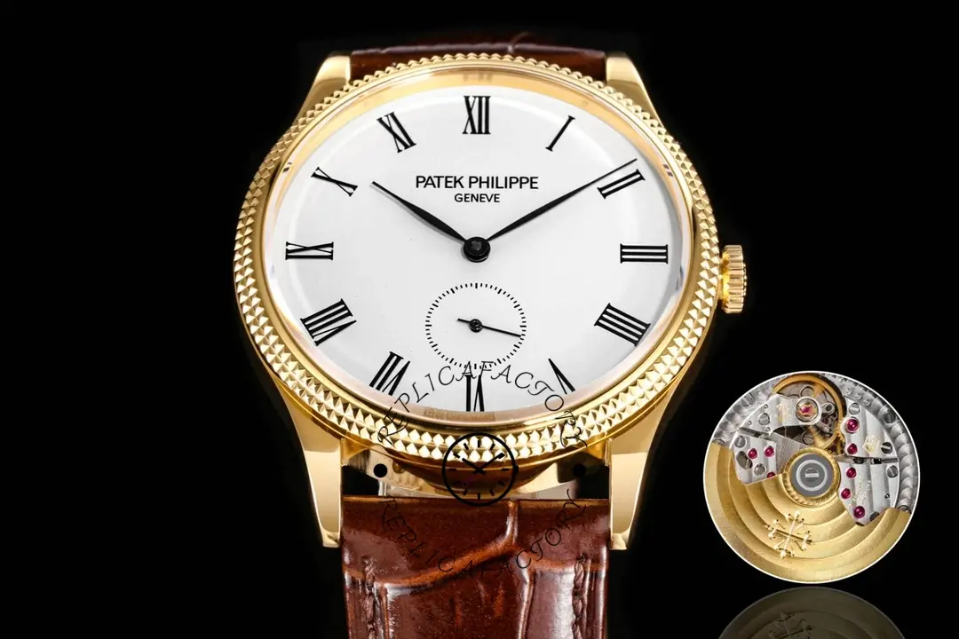 Replica Patek Philippe Calatrava 5119G 001 39MM Yellow Gold Watch - QualitySwissReplica