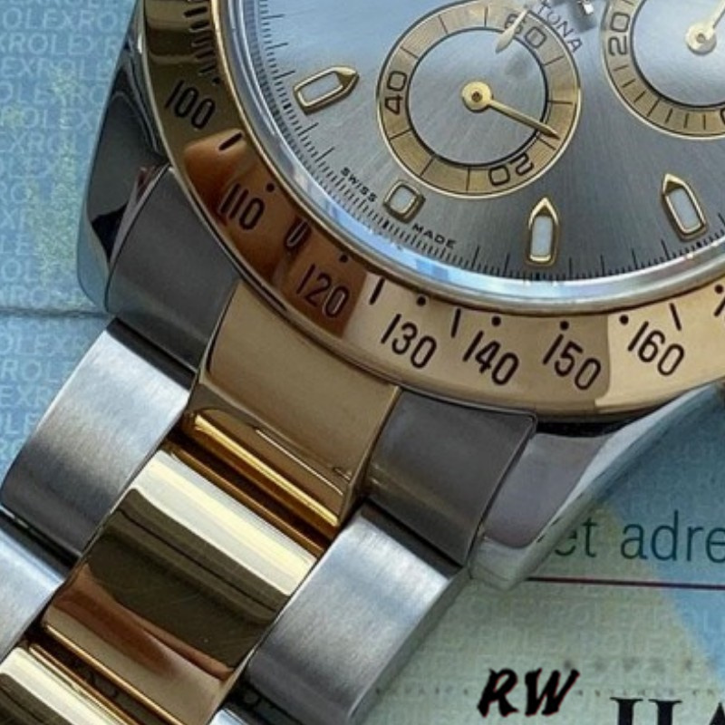 Rolex Daytona 116523 Stainless Steel Gray Slate Dial 40mm Mens Replica Watch - QualitySwissReplica