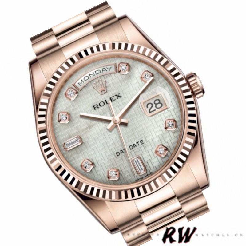 Rolex Day-Date 118235 Mother of Pearl Dial 36mm Unisex Replica Watch - QualitySwissReplica