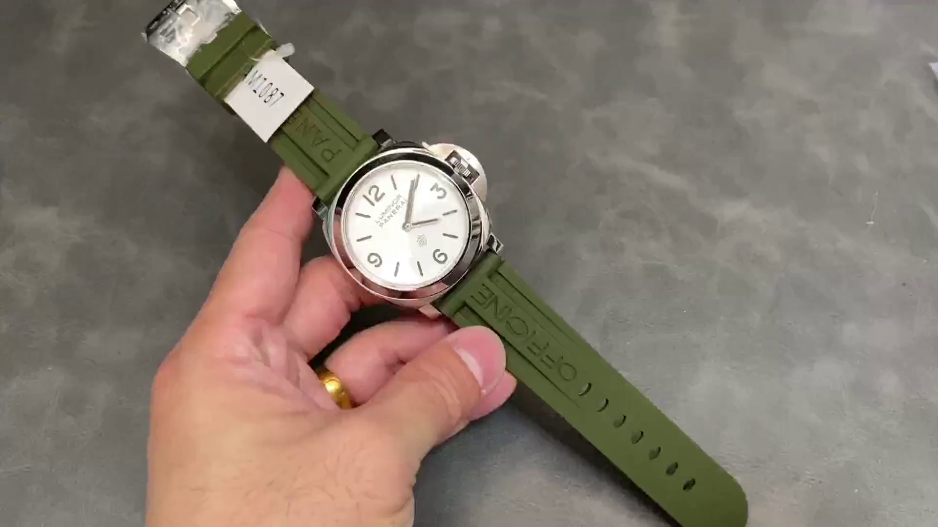 1:1 Clone Panerai PAM01087 Luminor Base Logo 3 Days 44mm White Dial - QualitySwissReplica