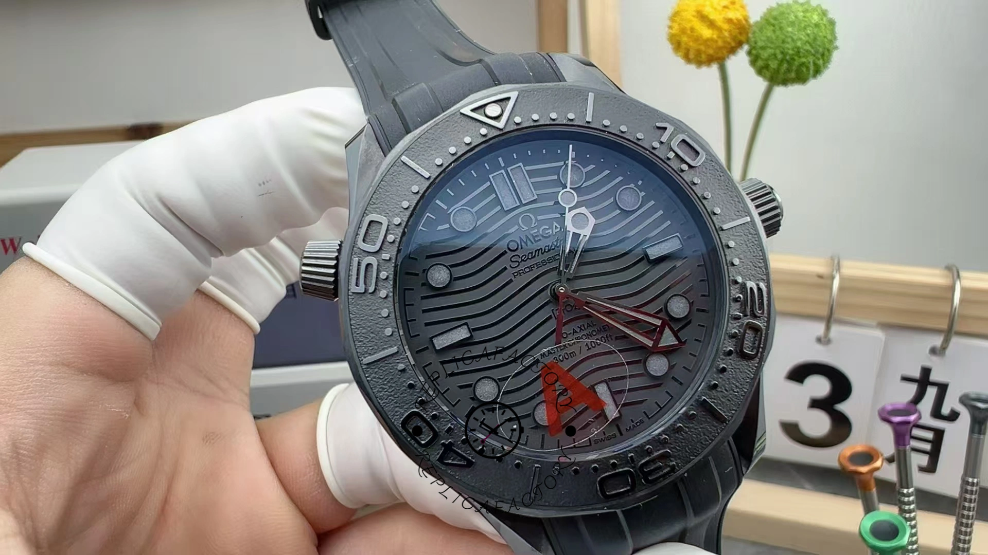 Omega Seamaster Diver Clone 43.5 Black Ceramic 210.92.44.20.01.003 - QualitySwissReplica