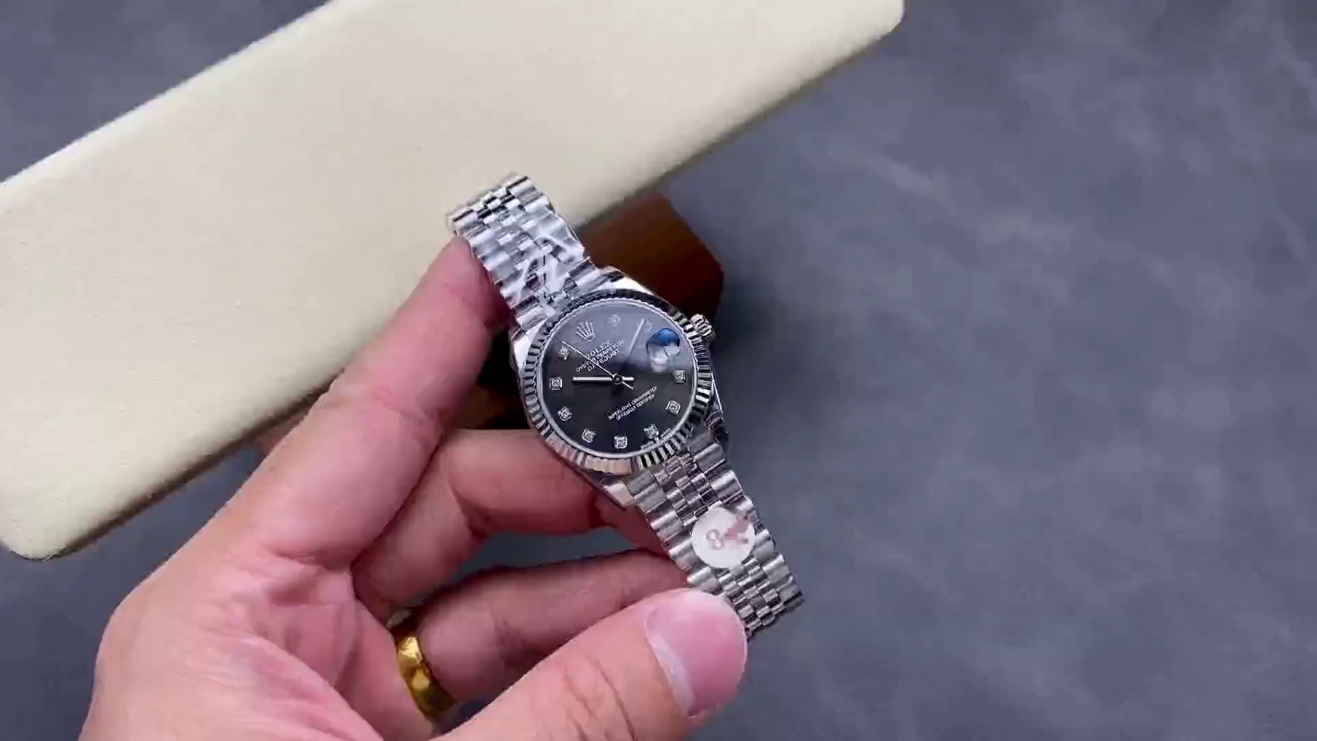 Rolex Datejust 278274 0008 Dark Grey 31mm Dial Jubilee Women's Watch - QualitySwissReplica
