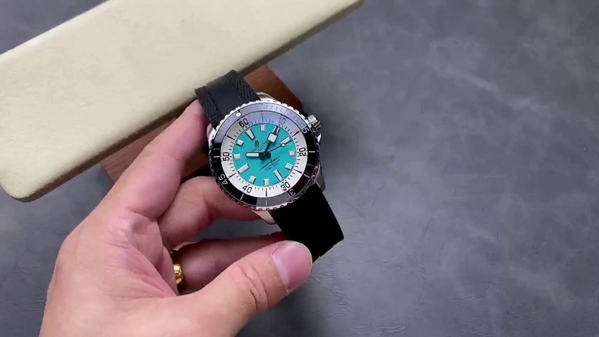 Breitling Superocean Automatic Replica A17376211L2S1 44mm Black Ceramic Bezel - QualitySwissReplica