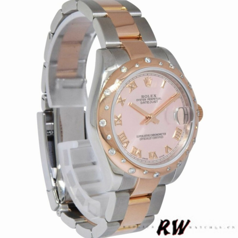 Rolex Datejust 178341 Pink Roman Numeral Dial 31MM Lady Replica Watch - QualitySwissReplica