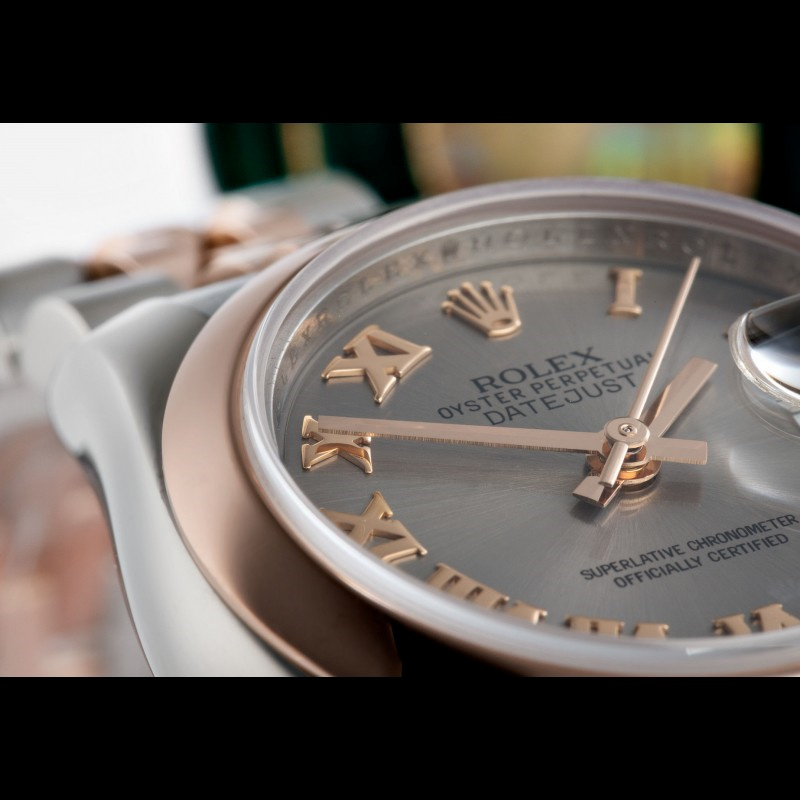 Rolex Datejust 179161 Stainless Steel and Everose Gold Steel Roman Dial 26MM Lady Replica Watch - QualitySwissReplica