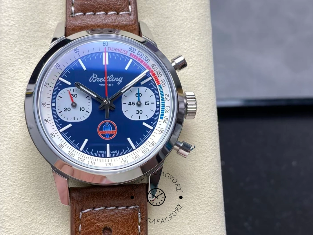 Breitling Top Time B01 Shelby Cobra AB01763A1C1X1 1:1 Clone 41mm Men's Watch - QualitySwissReplica