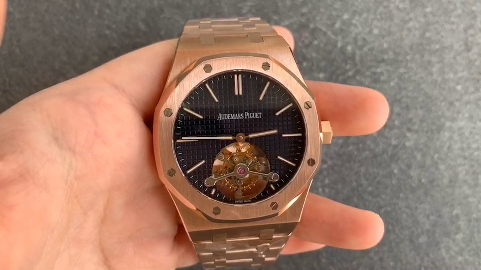 AP Royal Oak 26510OR.OO.1220OR.01 Tourbillon Extra-Thin 1:1 Clone Blue Dial - QualitySwissReplica