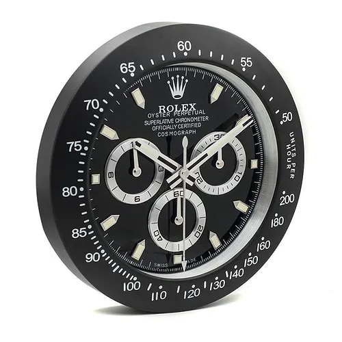 Rolex Daytona Black Wall Clock - QualitySwissReplica