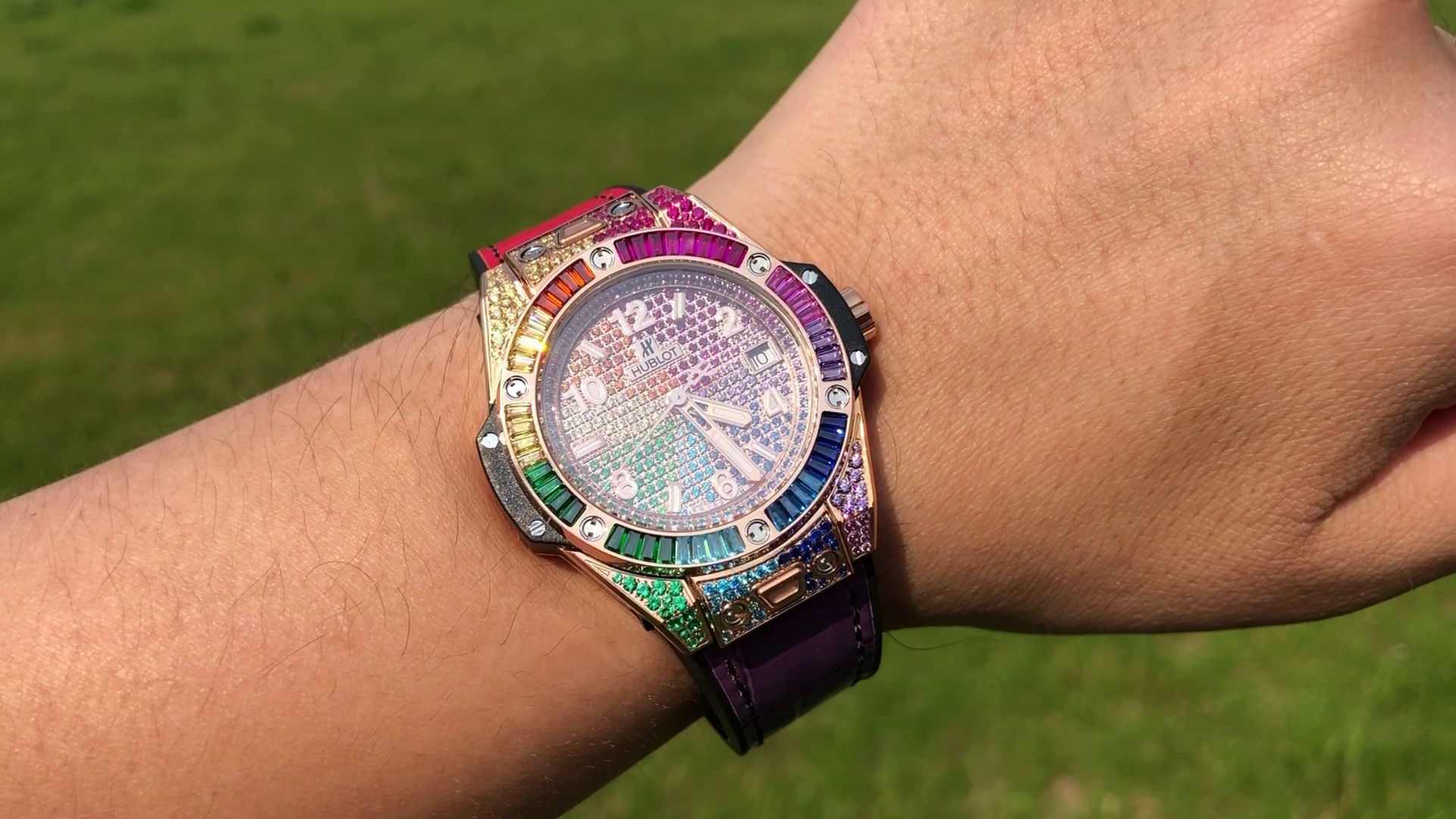 Hublot Big Bang Unico 1:1 Clone 45 Rainbow 411.OX.9910.LR.0999 Men's Watch - QualitySwissReplica