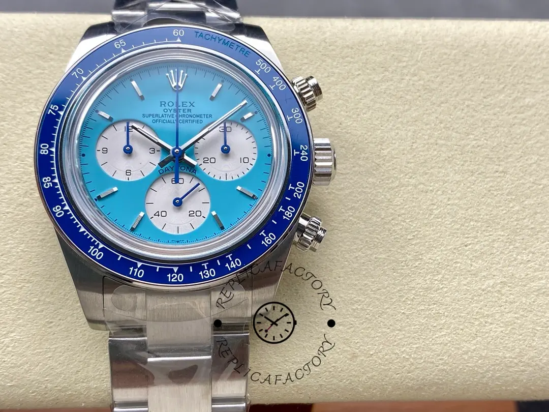 Rolex Daytona Artisans de Genève Customized 40mm Blue Dial Mens Watch - QualitySwissReplica